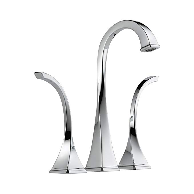 Brizo 65430LF-PC Virage Bathroom Faucet Vessel Double Handle Widespread with Metal Lever Handles, Chrome