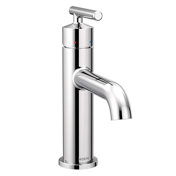 Moen 6145 Gibson One-Handle High Arc Chrome Bathroom Faucet