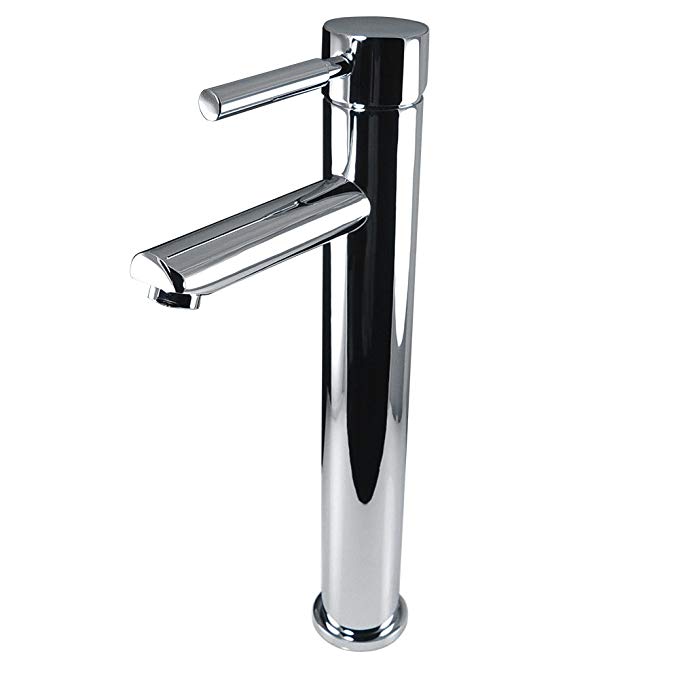 Fresca Bath FFT1044CH Tolerus Single Hole Vessel Mount Bathroom Vanity Faucet, Chrome