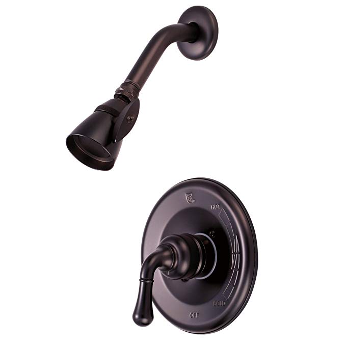 Kingston Brass KB635SO Magellan Tub and Shower Faucet, 7-Inch, Oil Rubbed Bronze