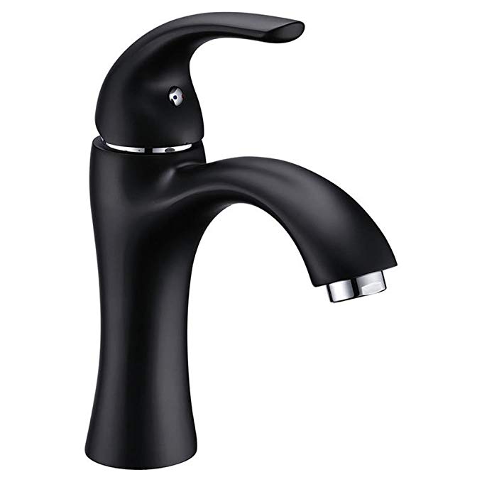 Comfort's Home BF2617A Bathroom Sink Faucets, Contemporary Single Hole Vanity Faucet, Bathroom Faucet/Lavatory Faucet Single Handle, Oil Rubbed Bronze