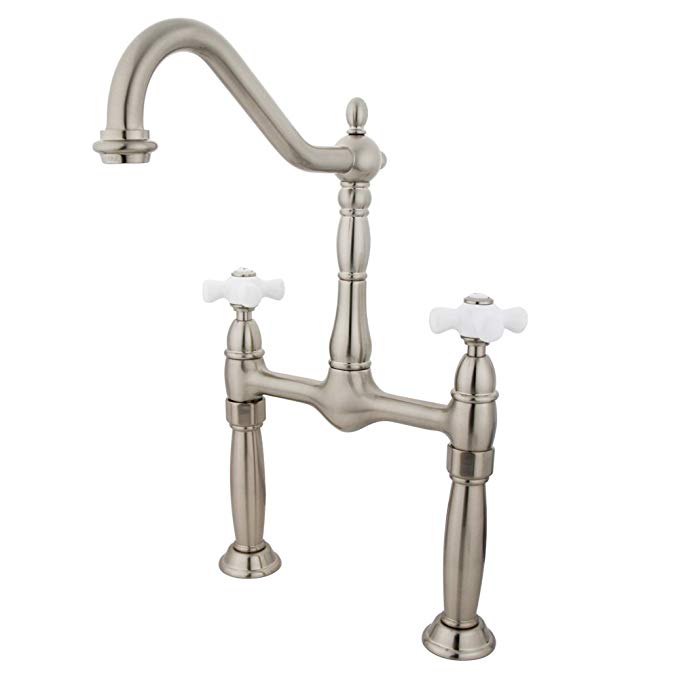 Nuvo ES1078PX Elements of Design Boston 2-Handle Vessel Sink Faucet, 8-1/2