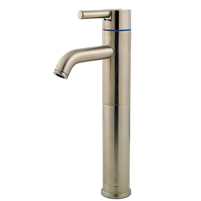 Pfister GT40-NK00 GT40-NK00 Contempra Single Handle Vessel Lavatory Faucet, Brushed Nickel