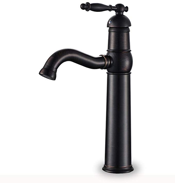 iSpring L8108ORB Stylish Single Lever Basin Faucet, Oil Rubbed Bronze