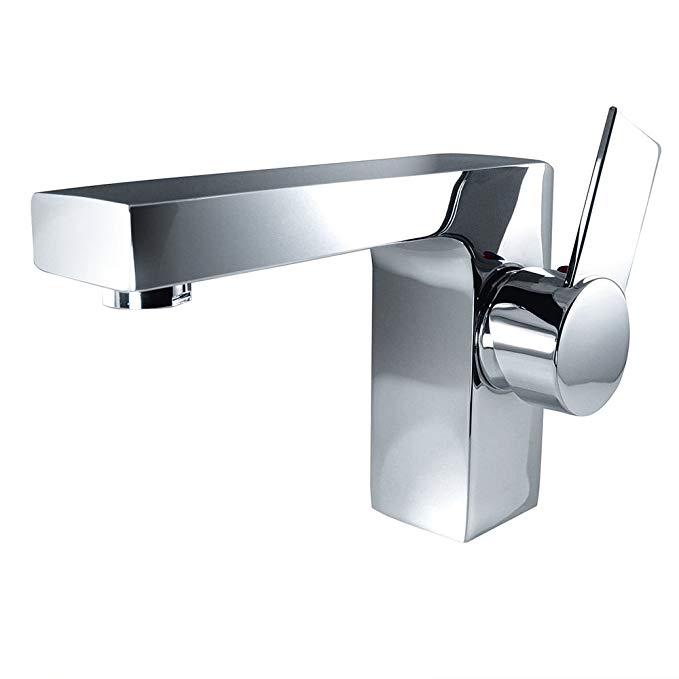 Fresca Bath FFT1053CH Isarus Single Hole Mount Bathroom Vanity Faucet, Chrome