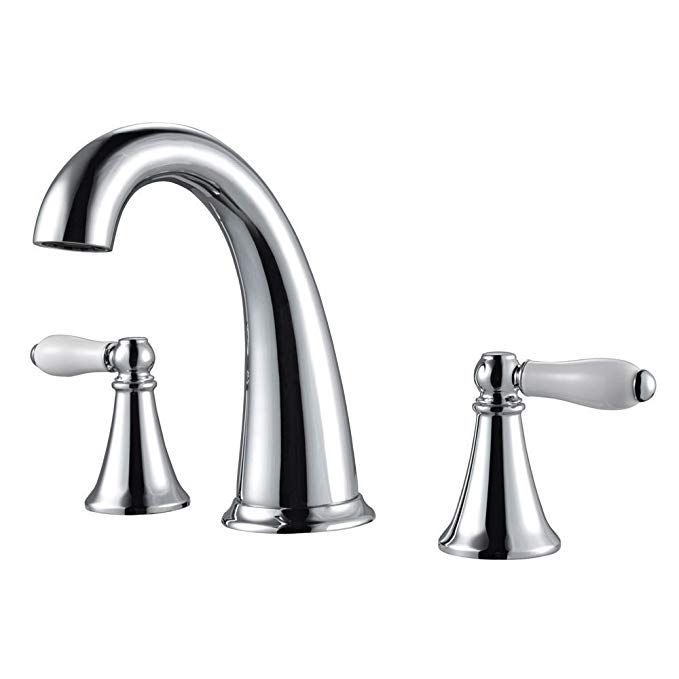 Pfister LF049KYCC Kaylon 2-Handle 8 Inch Widespread Bathroom Faucet in Polished Chrome, Water-Efficient Model