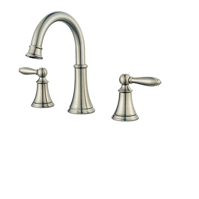 Price Pfister Courant Widespread 2-Handle Bathroom Faucet in Brushed Nickel