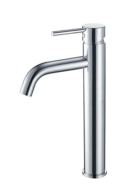 Ruvati RVF4101CH Voda Vessel Sink Faucet, Polished Chrome