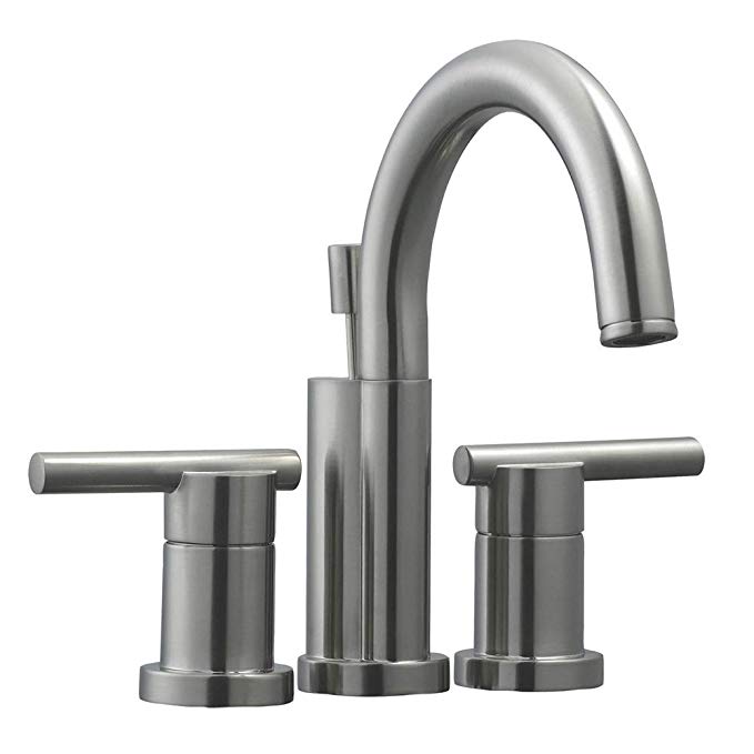 Design House 525758 Geneva Centerset Bathroom Faucet, Satin Nickel