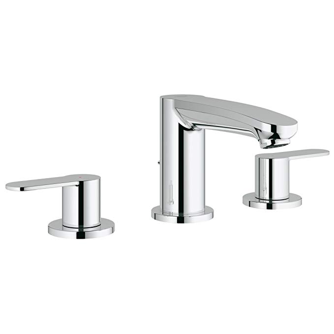 Eurostyle Cosmopolitan 8 in. Widespread 2-Handle 3-Hole Bathroom Faucet - 1.2 GPM