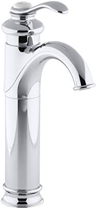 KOHLER K-12183-CP Fairfax Tall, Single Control Lavatory Faucet, Polished Chrome