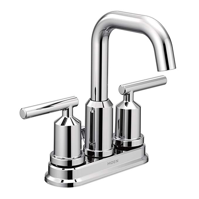 Moen 6150 Gibson Two-Handle High-Arc Bathroom Faucet, Chrome