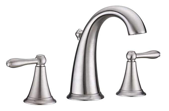 Alexis Double Handle Widespread Faucet Finish: Brushed Nickel