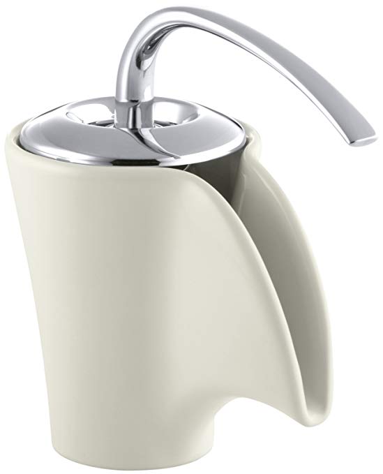 KOHLER K-11010-96 Vas Ceramic Faucet, Biscuit