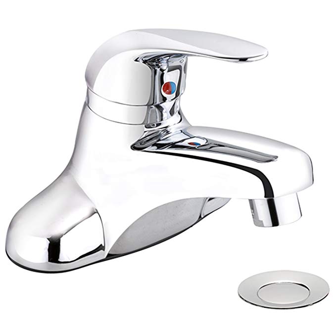 Belanger 4124CP Bathroom Sink Faucet with 1-Handle and 4