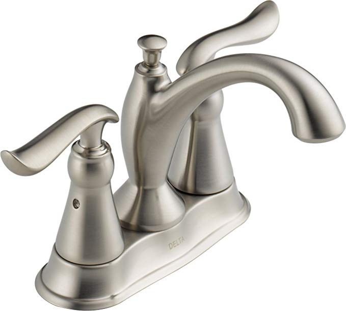 Delta 2594LF-SSMPU Linden Two Handle Centerset Bathroom Faucet, Stainless