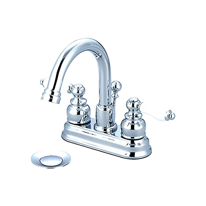 Pioneer 3BR310 Two Handle Lavatory Faucet, PVD Polished Chrome Finish