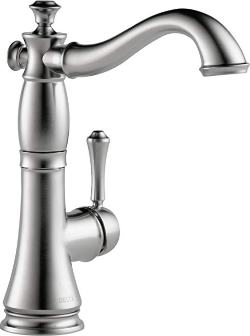 Delta Faucet 1997LF-AR Cassidy, Single Handle Bar/Prep Faucet, Arctic Stainless