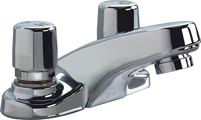 Delta Faucet 2507-HDF Metering Two-Handle Metering Bathroom Faucet, Chrome