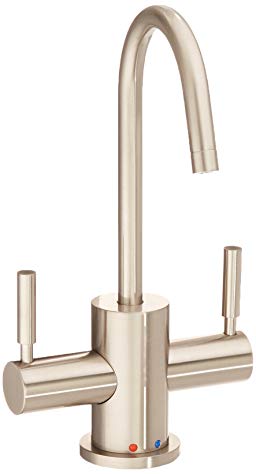 Mountain Plumbing MT1401-NL/BRN Little Gourmet Hot and Cold Water Dispenser, Brushed Nickel