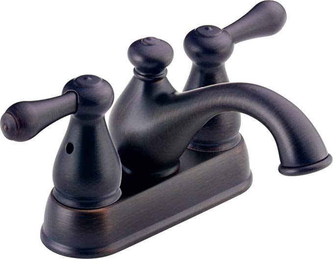 Delta Faucet 2578LF-RBMPU Leland, Two Handle Centerset Bathroom Faucet, Venetian Bronze