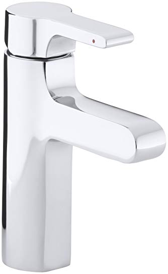 KOHLER K-10860-4-CP Singulier Single-Control Lavatory Faucet, Polished Chrome