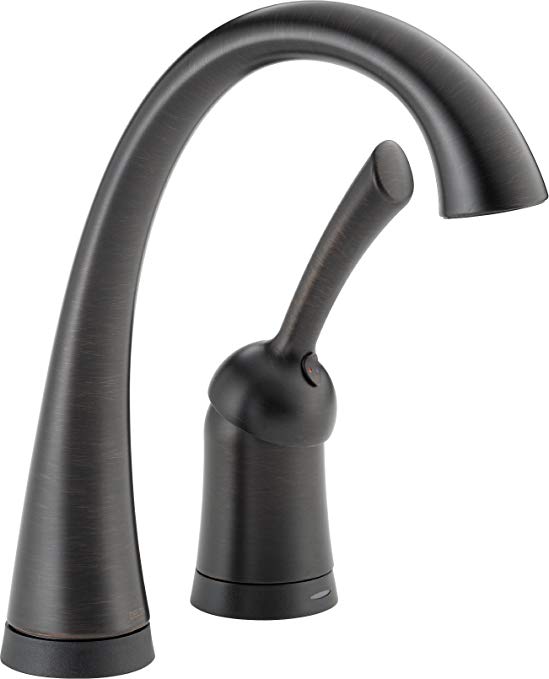 Delta 1980T-RB-DST Pilar Single Handle Bar/Prep Faucet with Touch2O Technology, Venetian Bronze