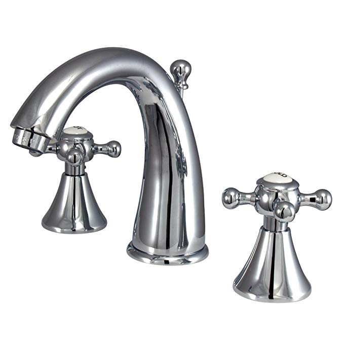 Kingston Brass KS2971BX English Country Widespread Lavatory Faucet, 5-1/2