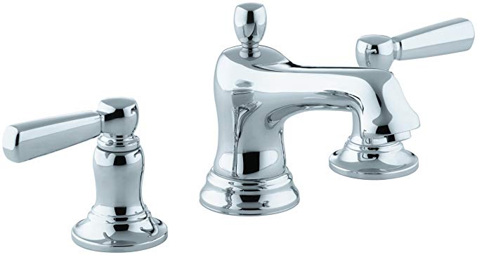 KOHLER K-10577-4-CP Bancroft Widespread Lavatory Faucet, Polished Chrome