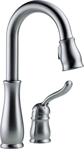 Delta Faucet 9978-AR-DST Leland Single Handle Bar/Prep Faucet, Arctic Stainless