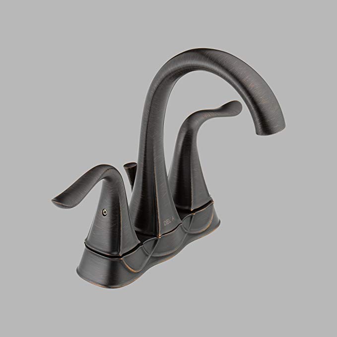 Delta 25705LF-RB Celice Two Handle Centerset Bathroom Faucet, Venetian Bronze