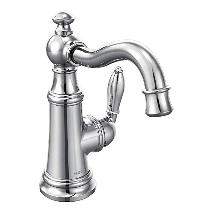 Moen S42107 Weymouth One-Handle High Arc Bathroom Faucet, Chrome