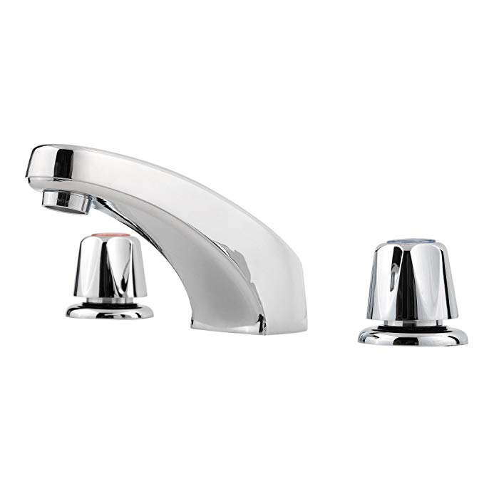 Pfister LG1496000 Pfirst Series 2-Handle 8 Inch Widespread Bathroom Faucet in Polished Chrome, Water-Efficient Model