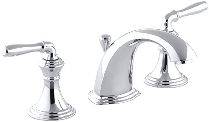 KOHLER K-394-4-CP Devonshire Widespread Lavatory Faucet, Polished Chrome