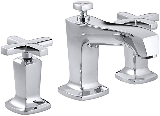 KOHLER K-16232-3-CP Margaux Widespread Lavatory Faucet, Polished Chrome