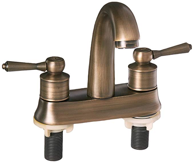 Yanksmart Antique Brass Finish Bathroom Basin Sink Mixer Tap Faucet J2202