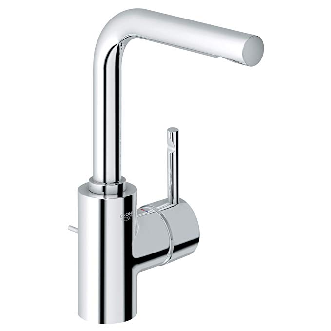 Grohe 32 137 000 Essence Single Lever Centerset Lavatory, StarLight Chrome