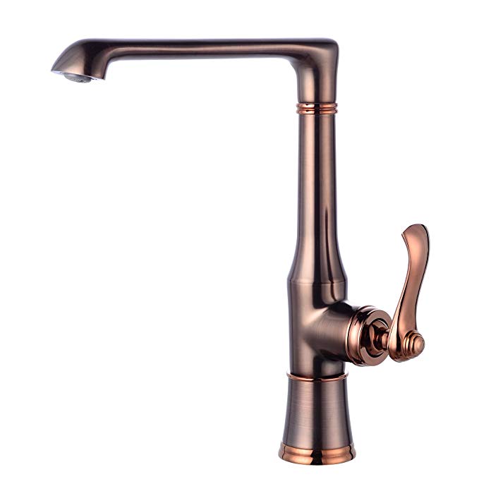 MYHB DS052 360° Swivel Bathroom Vessel Sink Faucet Single Hole, Oil Rubbed Bronze