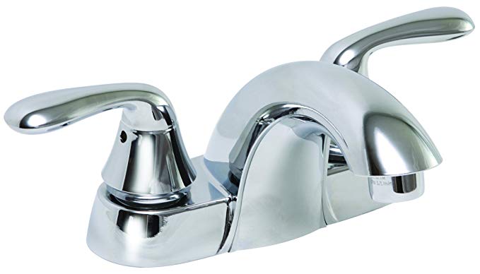 Premier Faucet 126957 Waterfront Lead Free Two-Handle Lavatory Faucet with Pop-Up, Chrome