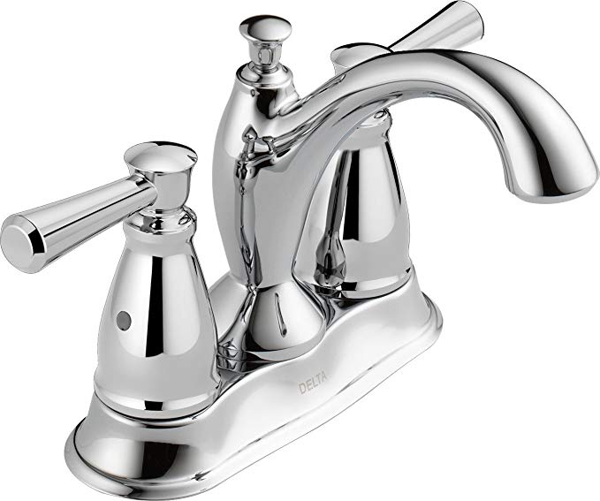 Delta Faucet 2593-MPU-DST Two Handle Centerset Bathroom Faucet, Chrome,