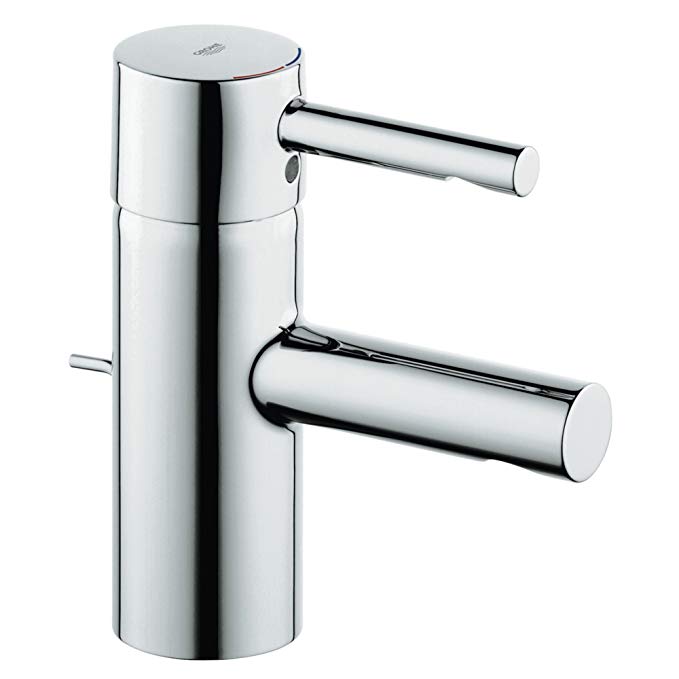 Essence New Single-Handle Single-Hole Low Arc Bathroom Faucet