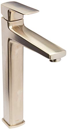 Kraus KEF-15500BN Virtus Single Lever Vessel Bathroom Faucet Brushed Nickel