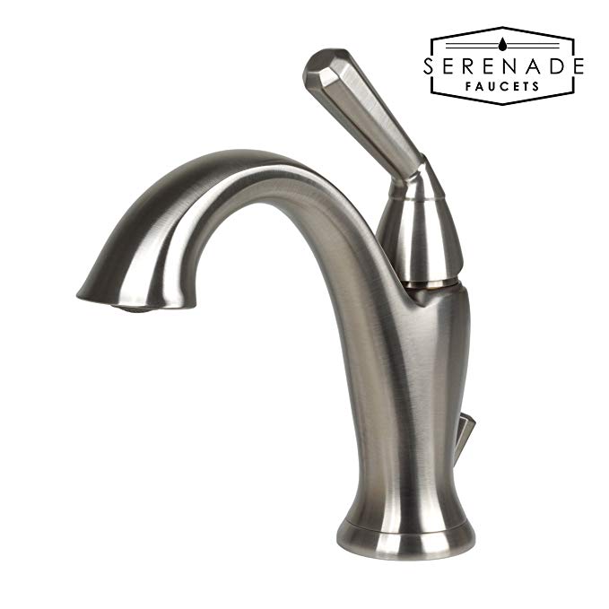 Serenade Single-Handle Bathroom Faucet, Brushed Nickel SSL03-BN