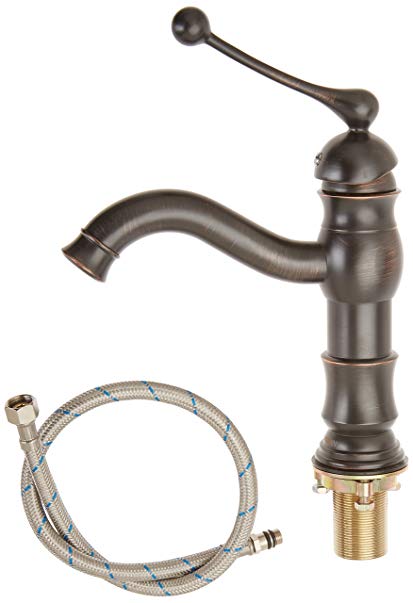 Dyconn Faucet VS1H07-ORB Rogue 10-Inch Vessel/Bar/Bathroom Sink Single Handle Faucet, Oil Rubbed Bronze