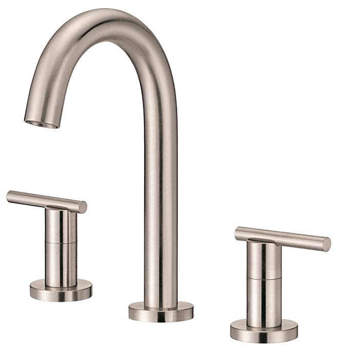 Danze D304658BN Parma Two Handle Mini-Widespread Lavatory Faucet, Brushed Nickel