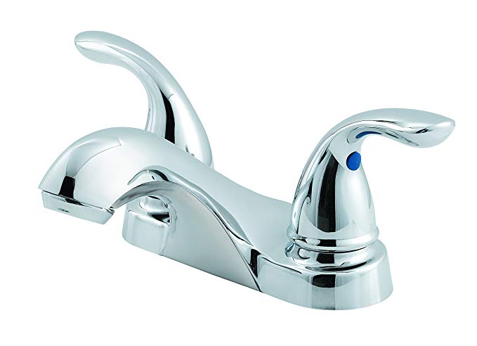 Pfister G1435100 Pfirst Series 2-Handle 4 Centerset Bathroom Faucet in Polished Chrome