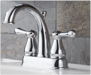 Leland centerset faucet in chrome