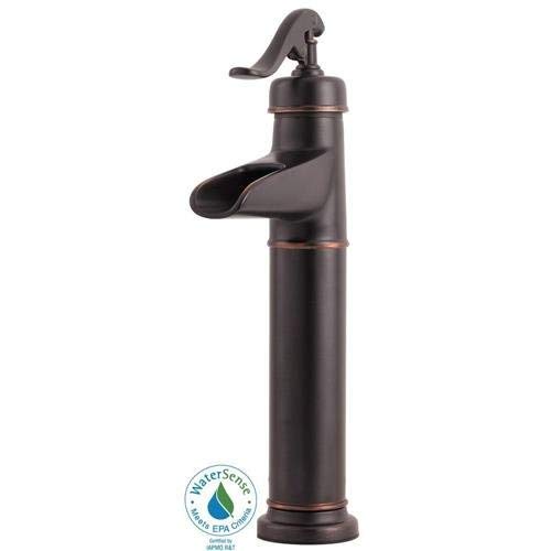 Pfister F-M40-YP0Y Ashfield Single Handle Vessel Faucet, Tuscan Bronze