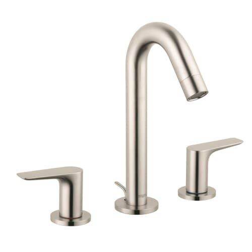 Hansgrohe 71533821 Logis Bathroom Sink Faucet, Widespread, Brushed Nickel