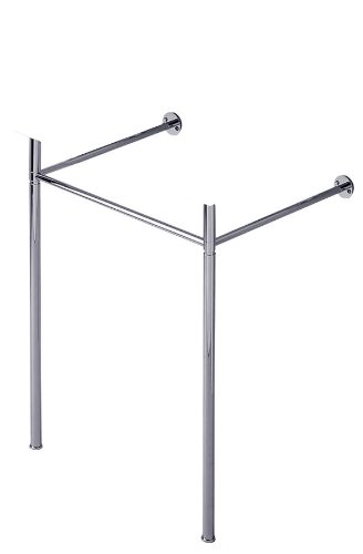 Duravit 0030591000 Metal Console Legs for Scola Wall Mount Lavatory, Chrome Finish